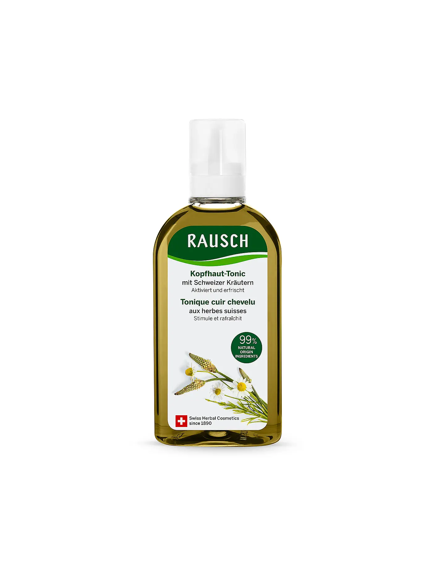 RAUSCH | Kopfhaut-Tonic mit Schweizer Kräutern 200ml | 
